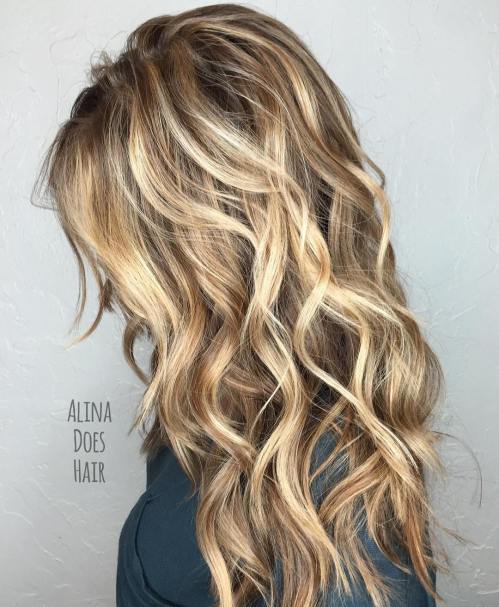 Long Layered Sandy Blonde Hair