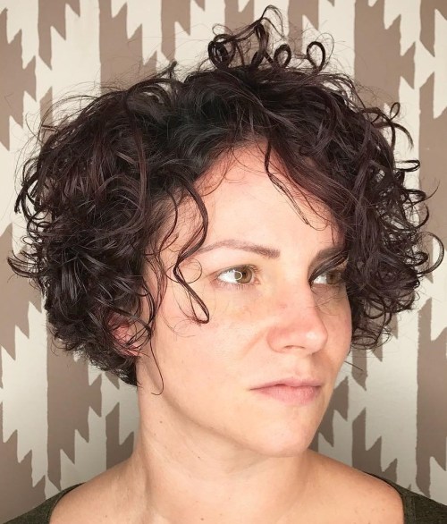 Short Curly Bob