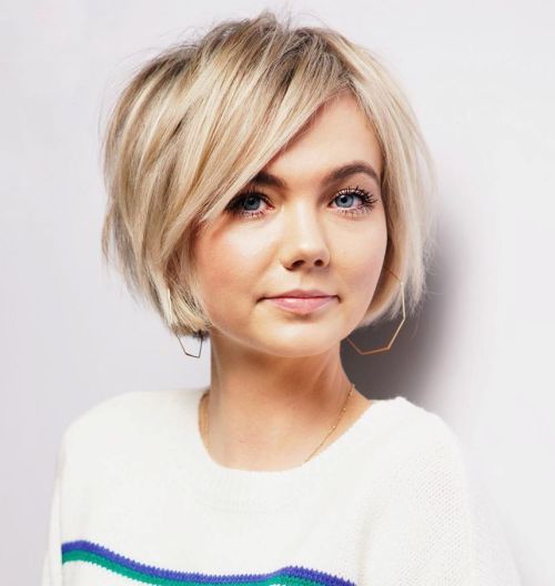 Trendy Textured Chin-Length Bob