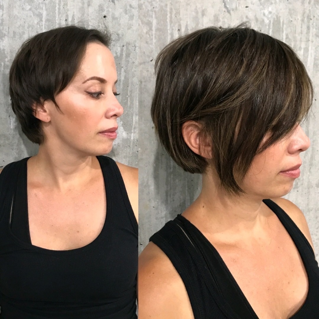 Short Bob Extensions for Volume Before and After