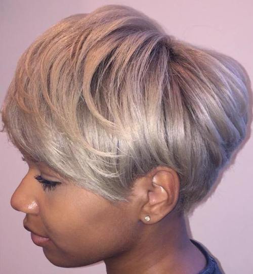 Ash Blonde Pixie Bob for Black Women