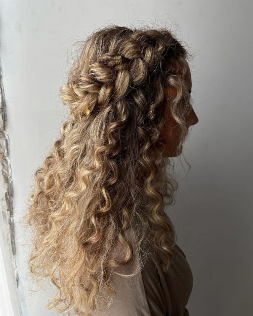 Braided Headband for Curly Hair