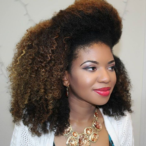 Medium Natural Hairstyle