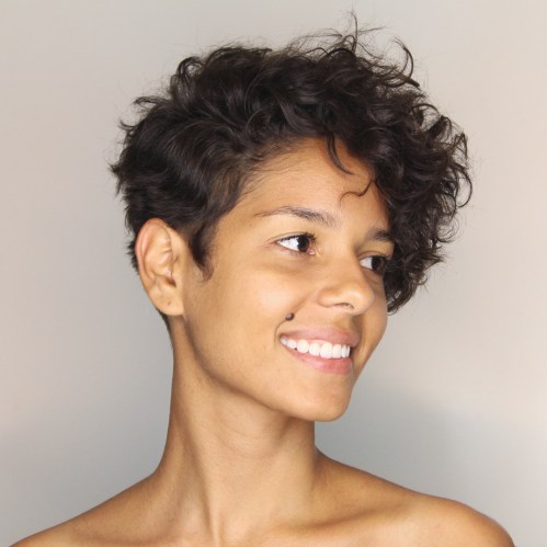 Short Layered Pixie Haircut