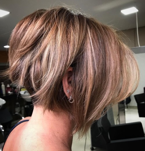 Messy Inverted Bob