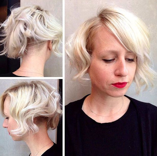 Wavy Bob with Nape Undercut