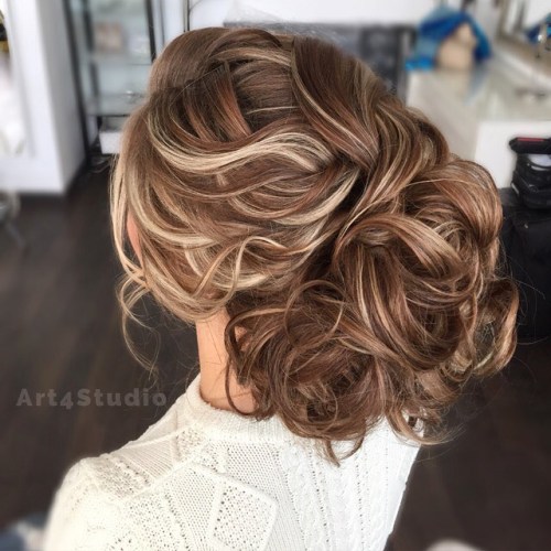 Voluminous Updo For Long Hair