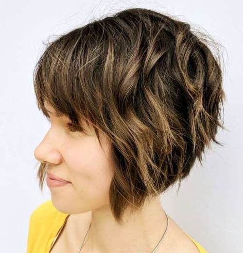 Cute Short Shaggy Bob