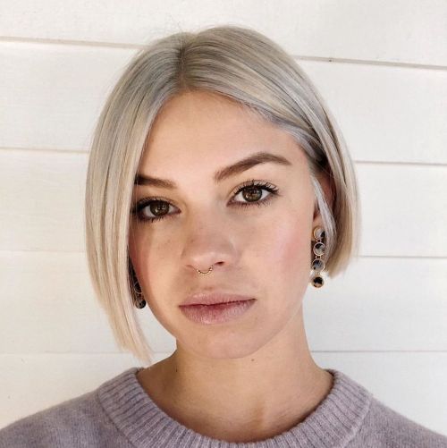 Asymmetrical Blunt Bob