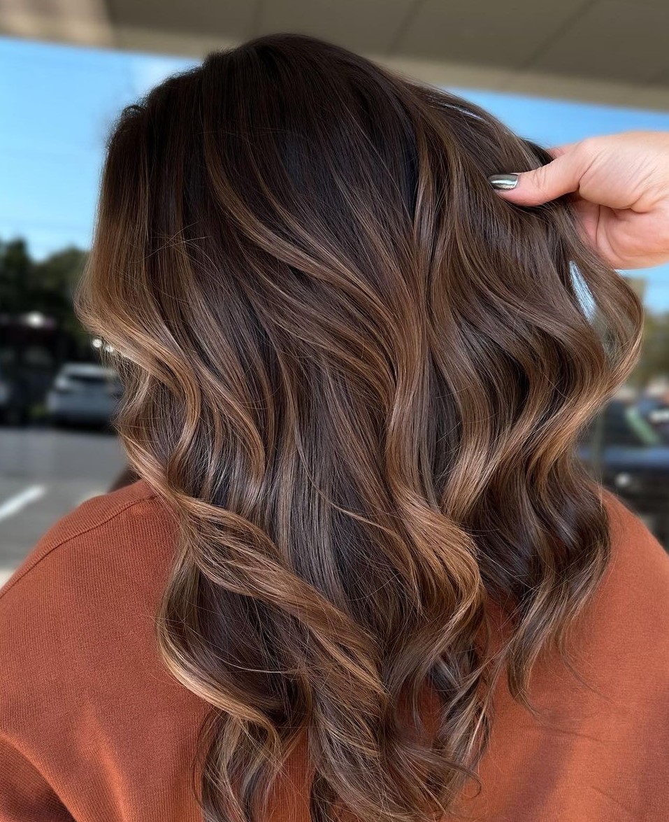 Blended Brown and Caramel Tones