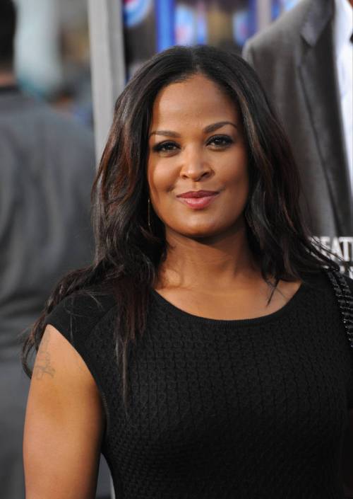 Laila Ali black weave hairstyle