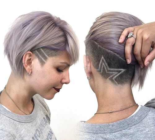 Short Bob with Asymmetrical Undercut