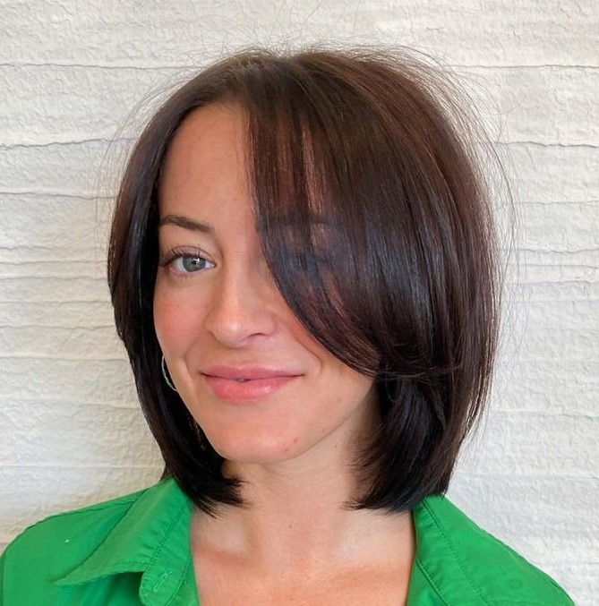 Elegant Bob with Airy Layers
