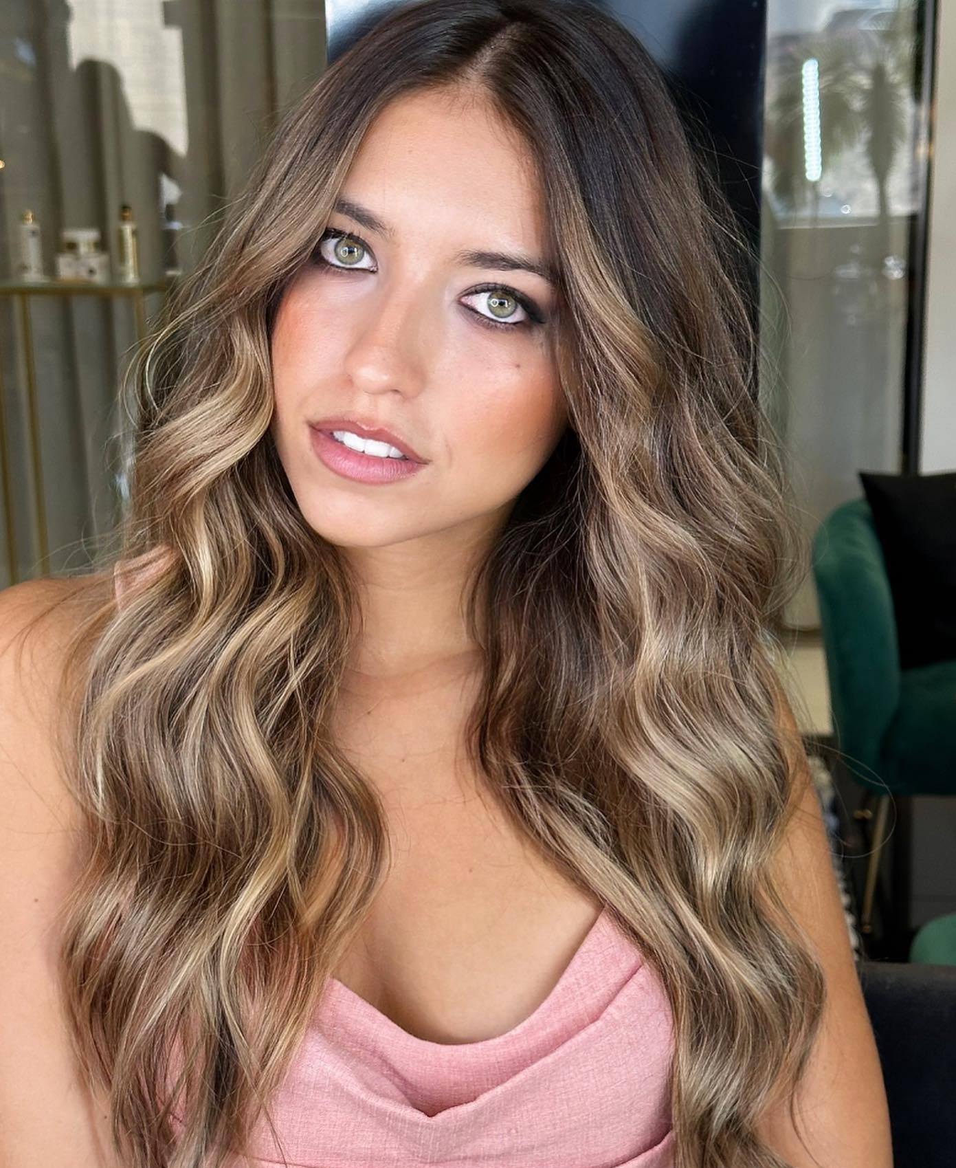 Alluring Beachy Waves with Balayage
