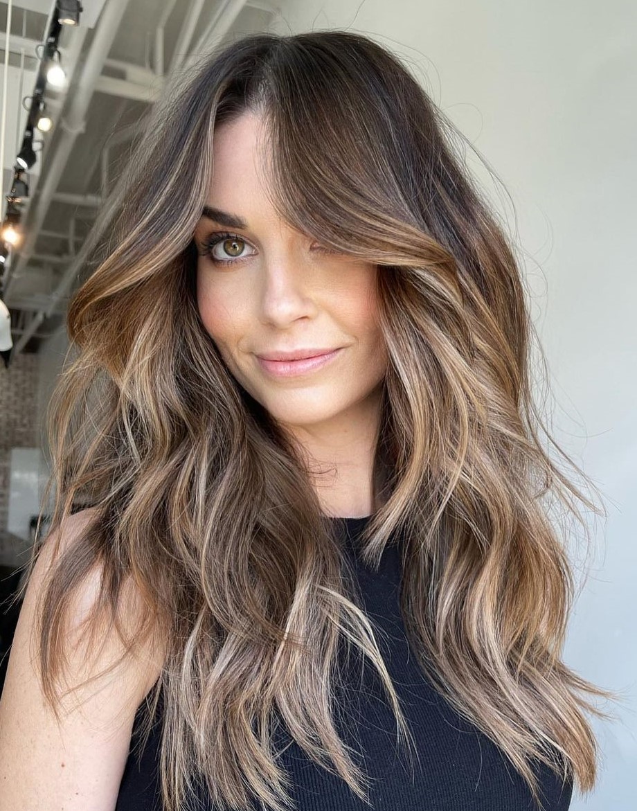 Lived In Balayage for Women with Ashy Skin Tone