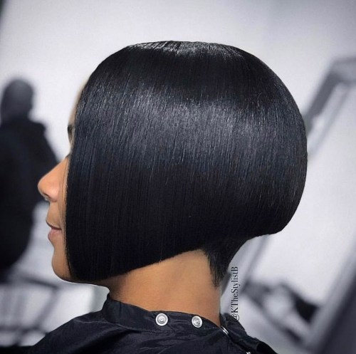 Precision Cut Sleek Angled Bob