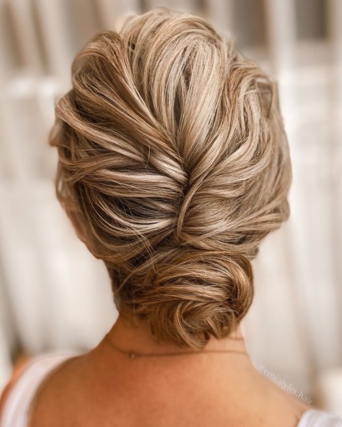 Elegant Nape Bun Updo