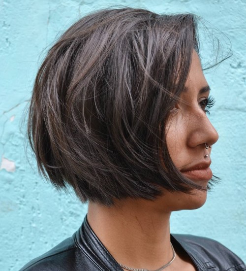 Short Choppy Bob For Thick Hair