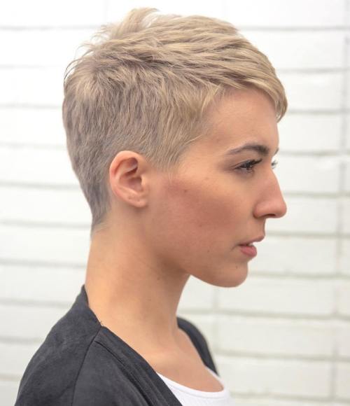 Short Boyish Cut For Girls