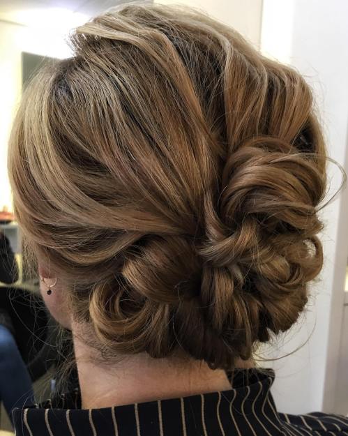 Short Hair Loose Updo