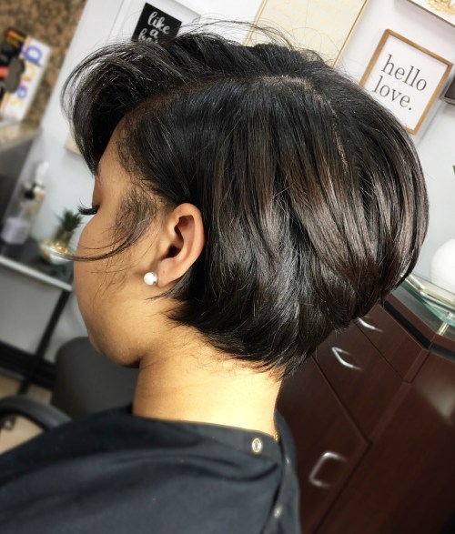 Short Black Bob Hairstyle